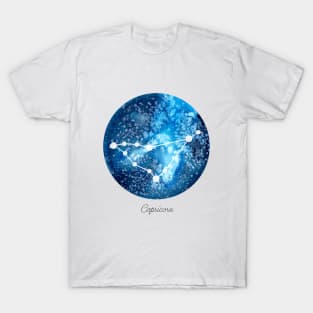 Capricorn Constellation | Star Sign | Watercolor T-Shirt